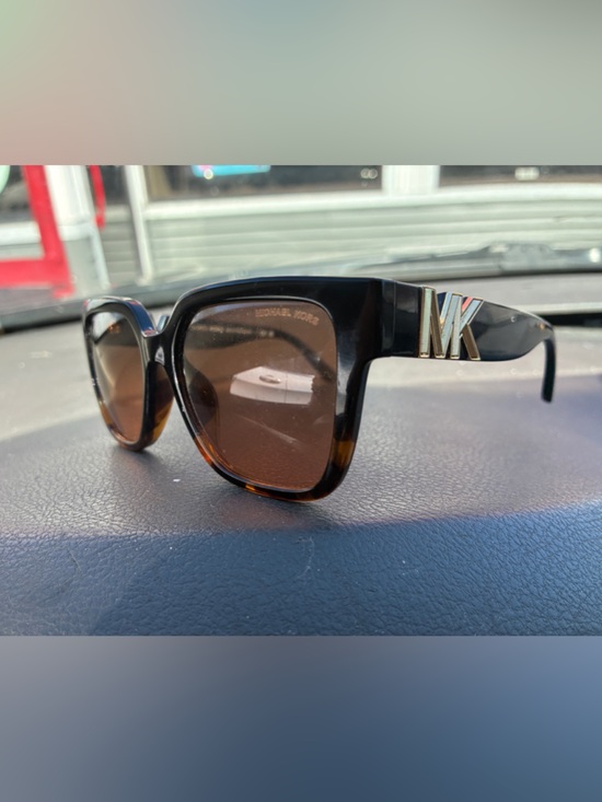 Michael Kors Accessories - Michael Kors Tortoiseshell Brown Gradient Sunglasses with Gold MK Logo